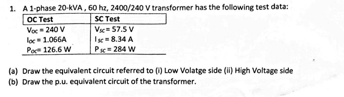 Solved A Draw The Equivalent Circuit Referred To I Low 8535