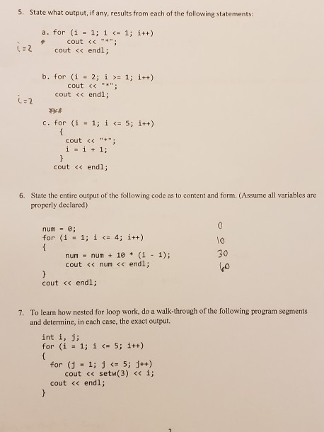 Solved 1. What is the output of the following C+ code? int | Chegg.com