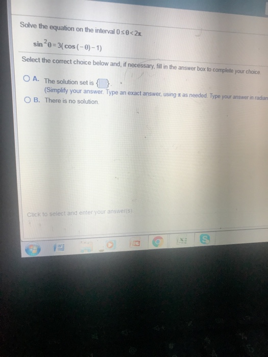 Solved Solve the equation on the interval 0 s0