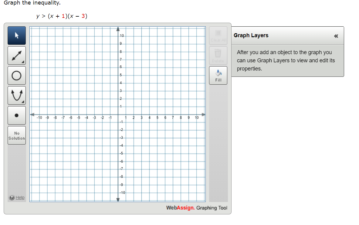 Solved Graph The Inequality Y X 1 X 3 L 10 Graph Chegg Com