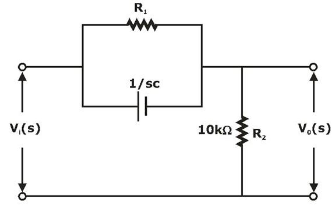 Solved Electrical circuits of compensator is shown in figure | Chegg.com