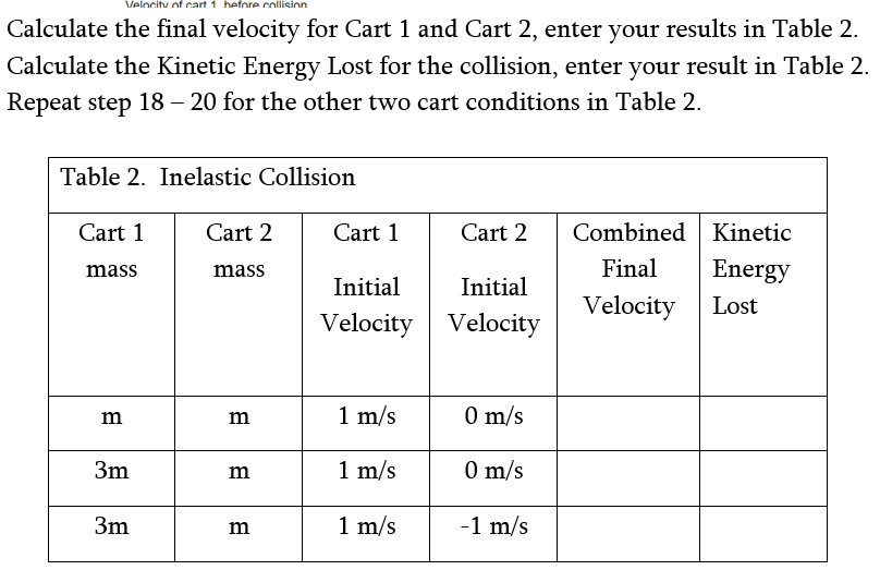 Solved How to find final velocity given mass and initial