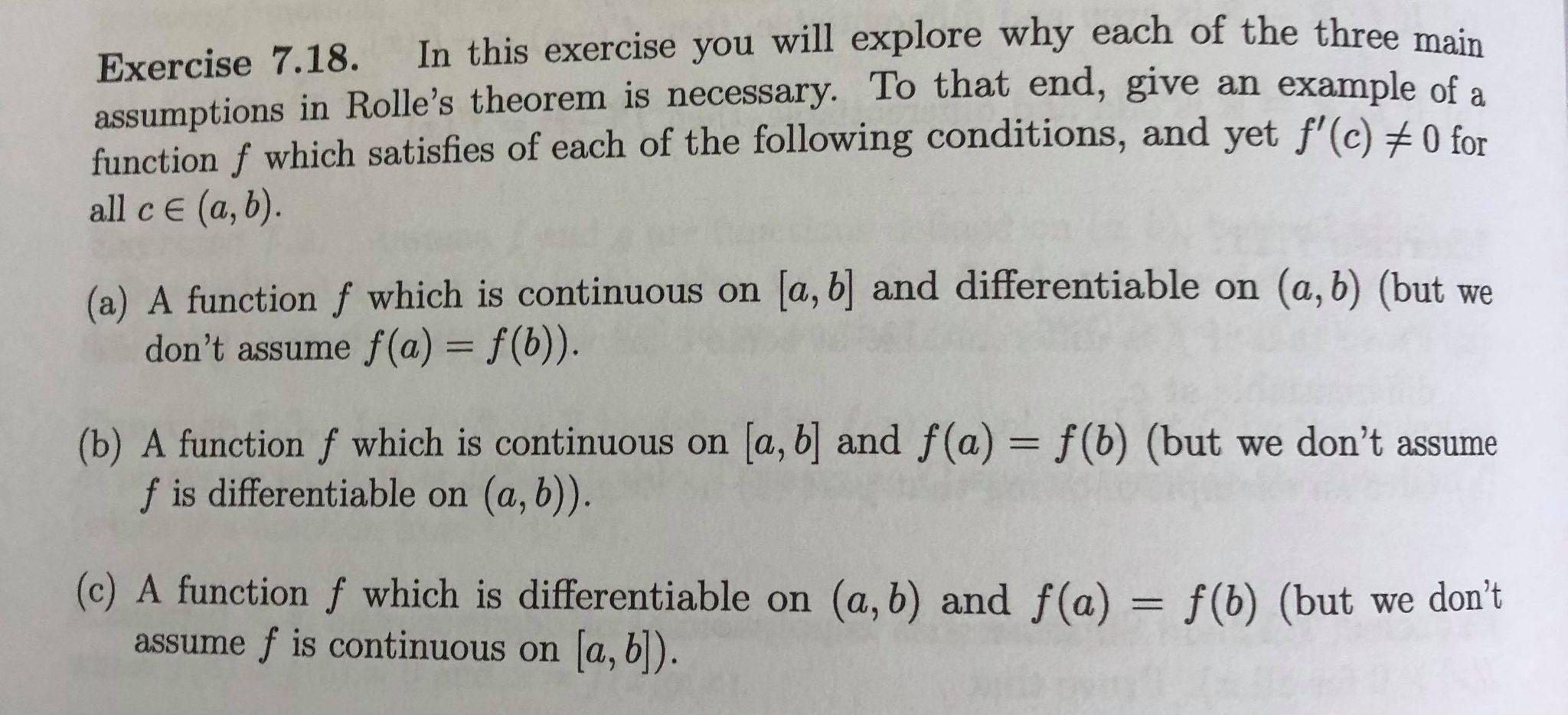 Solved Exercise 7.18. In this exercise you will explore why | Chegg.com