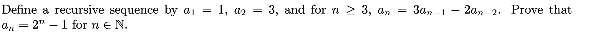 solved-define-a-recursive-sequence-by-a1-1-a2-3-and-chegg