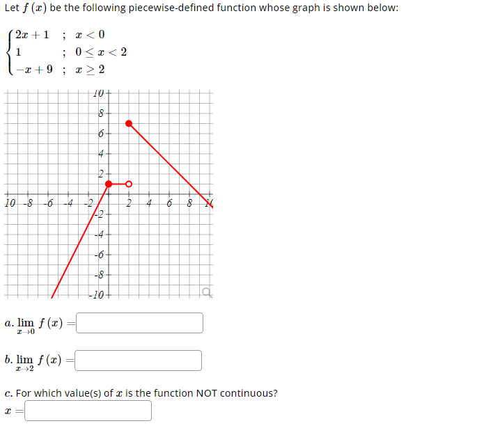 Solved ⎩⎨⎧2x+11−x+9;x