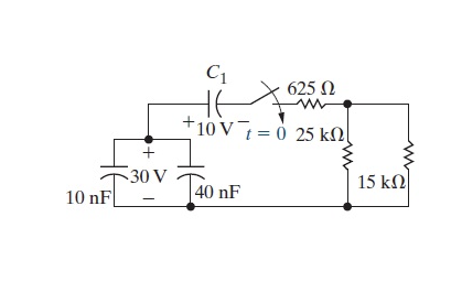 Solved At The Time The Switch Is Closed In The Circuit In 