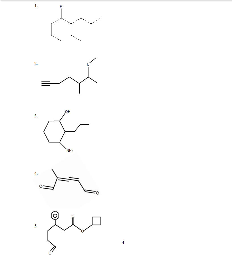 Solved Part B: Naming State the IUPAC name for the following | Chegg.com