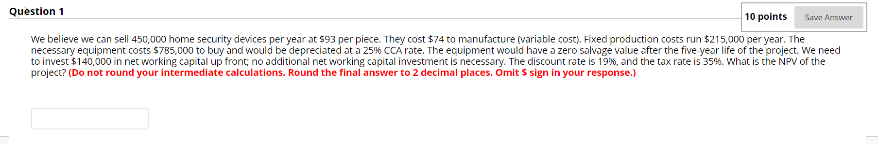 Solved Question 1 10 points Save Answer We believe we can | Chegg.com