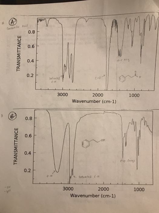Solved The IR pages. Each of below. Match each spectrum with | Chegg.com