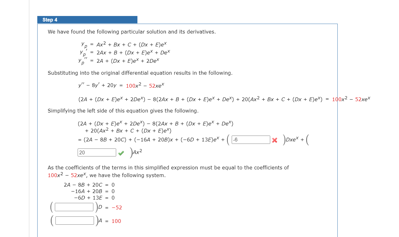 Solved Solve The Given Differential Equation By Undetermined | Chegg.com