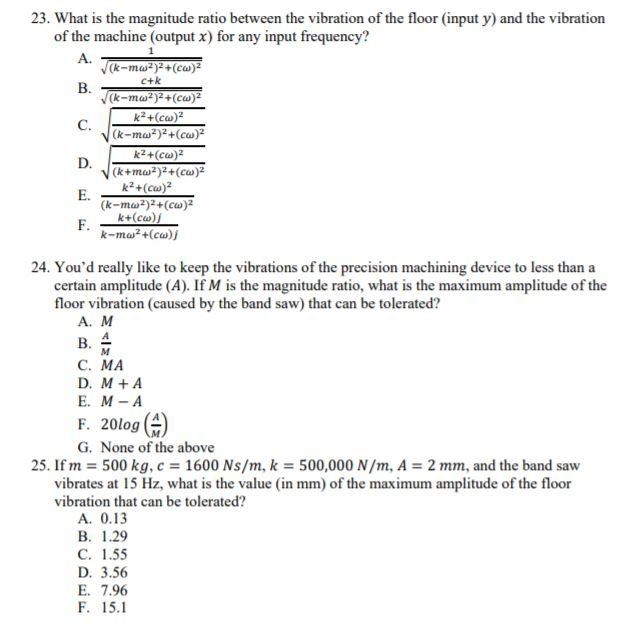 Solved Questions 22 25 Machine Your Machine Shop Has A De Chegg Com