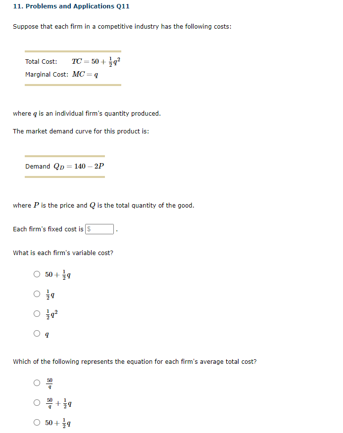 Solved 11. Problems And Applications Q11 Suppose That Each | Chegg.com