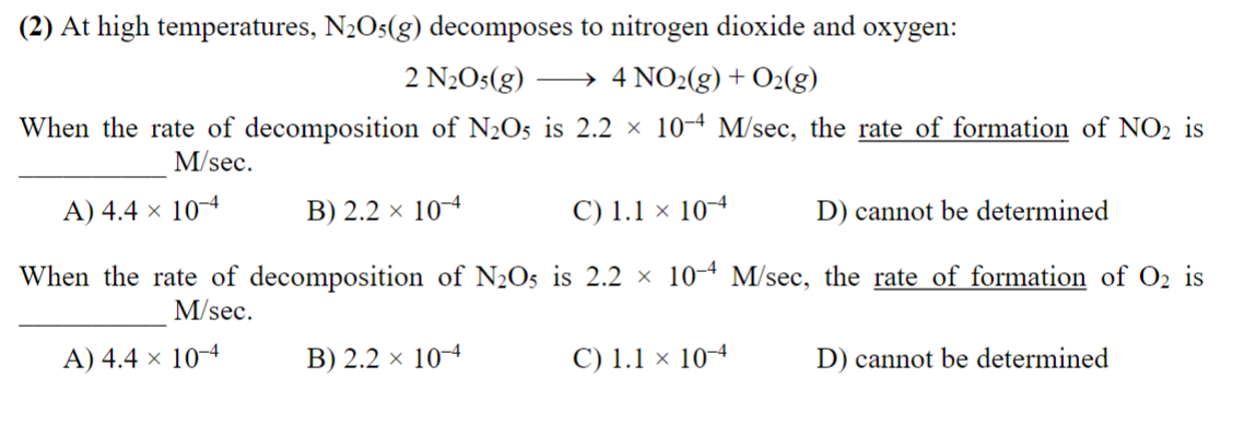 Solved Kinetics | Chegg.com