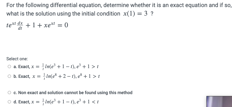 Solved The roots of the equation x2 - 6x + 58 = 0 are Select | Chegg.com