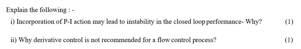 Solved Explain the following: - i) Incorporation of P-I | Chegg.com