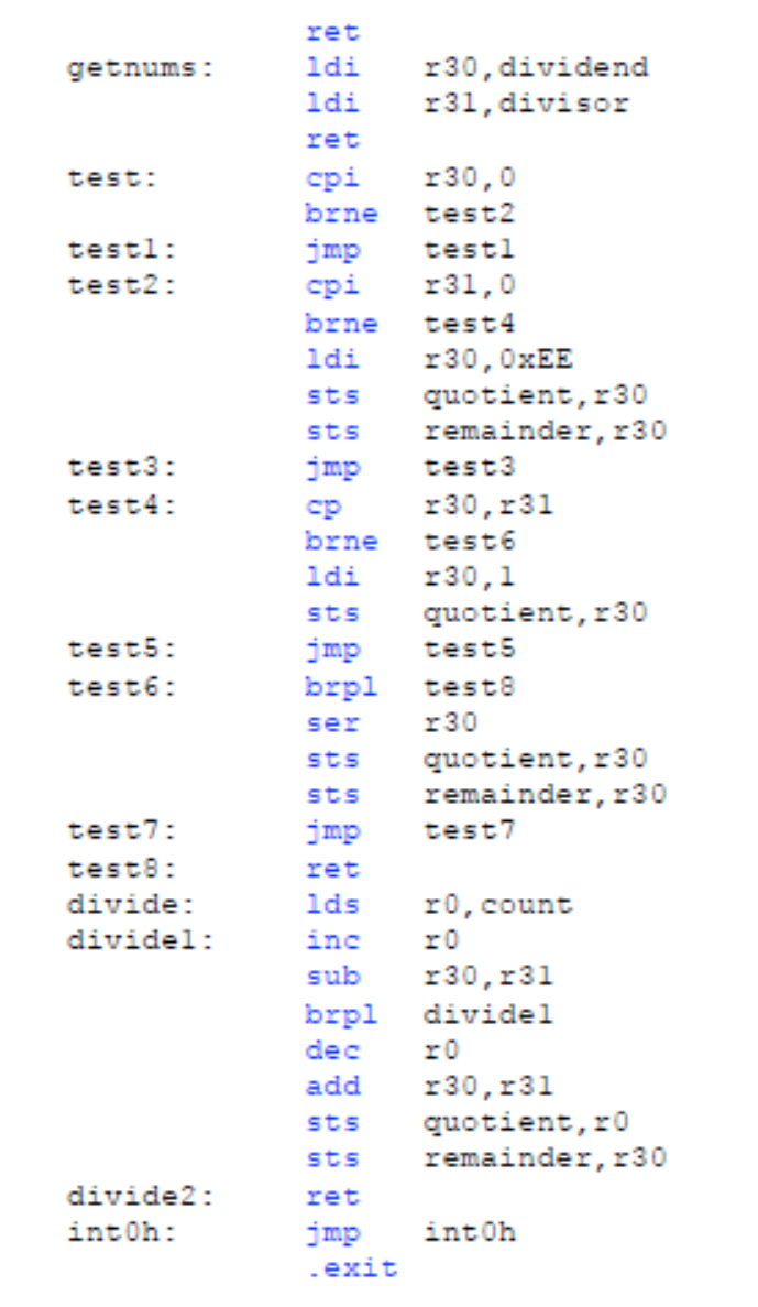 Part 1) Positive 8-bit Integer Division Can | Chegg.com