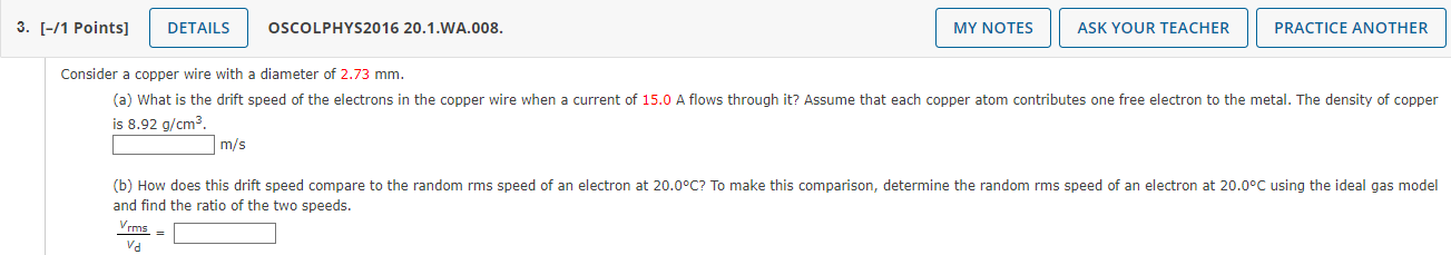 solved-consider-a-copper-wire-with-a-diameter-of-2-73-mm-is-chegg