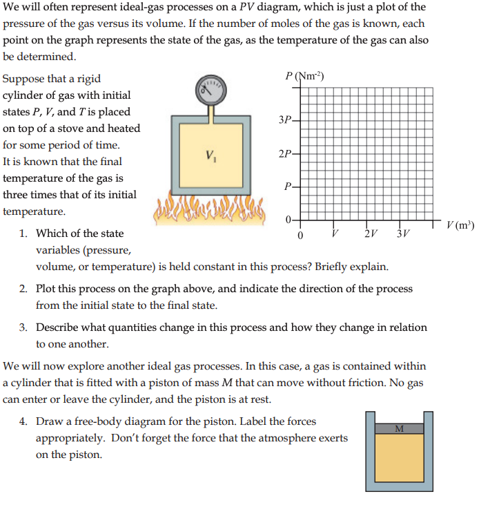 Solved Heat: Ideal Gases and the First Law of