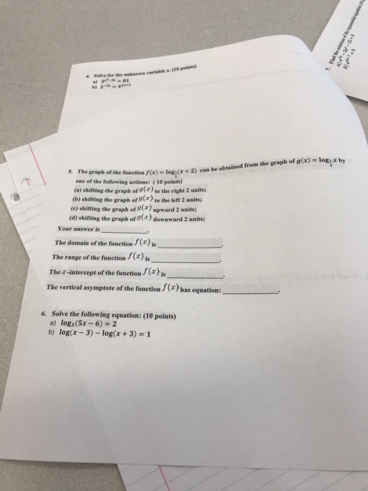 Solved Find The Solutions Of The Exponential Equation Chegg Com