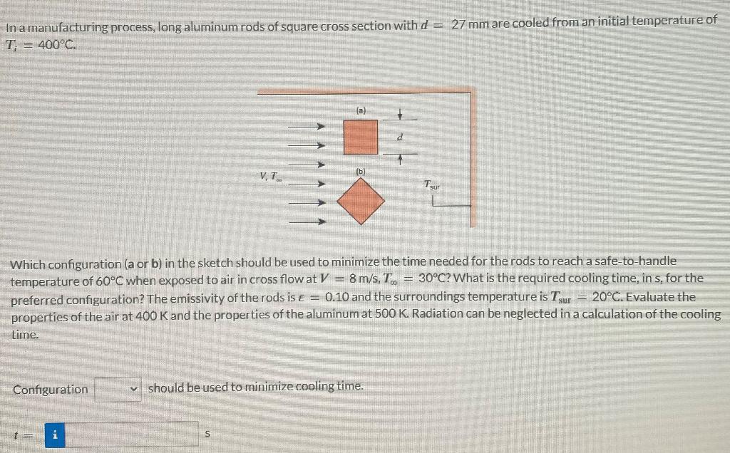 Solved In a manufacturing process, long aluminum rods of