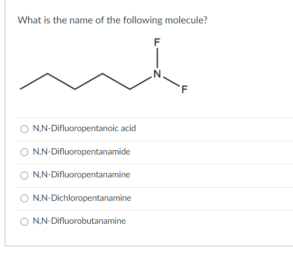 Solved Hello, can you please help me solve the name of | Chegg.com