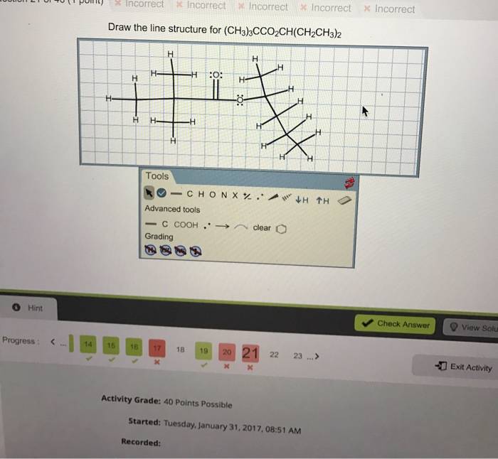 Solved Draw the line structure for