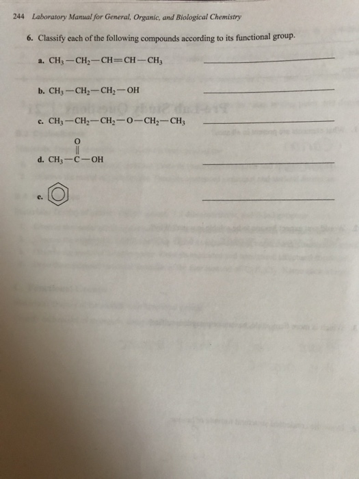 Solved 244 Laboratory Manual For General, Organic, And | Chegg.com