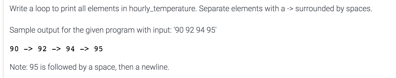 solved-write-a-loop-to-print-all-elements-in-chegg