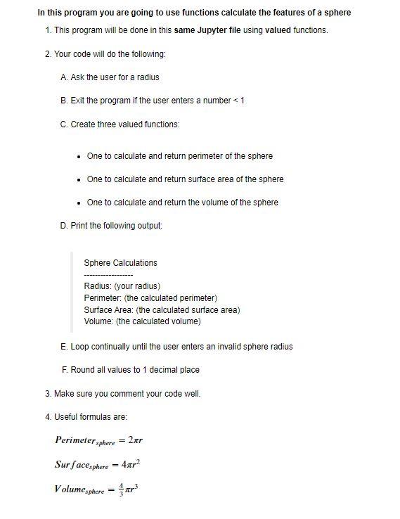 Solved In this program you are going to use functions | Chegg.com