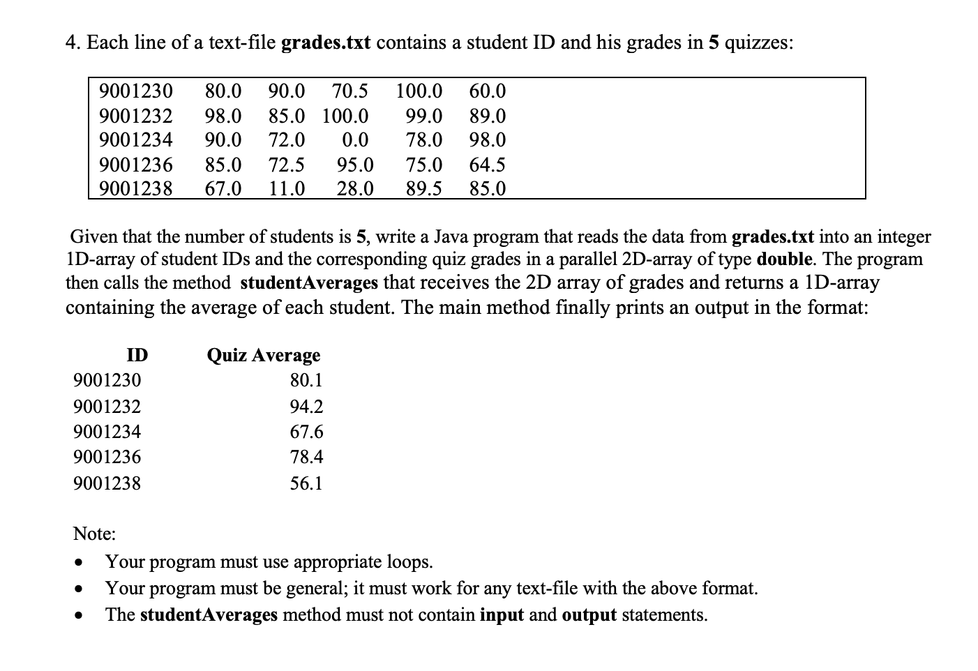 Solved Here are lab tasks I want it to be solved in java and | Chegg.com