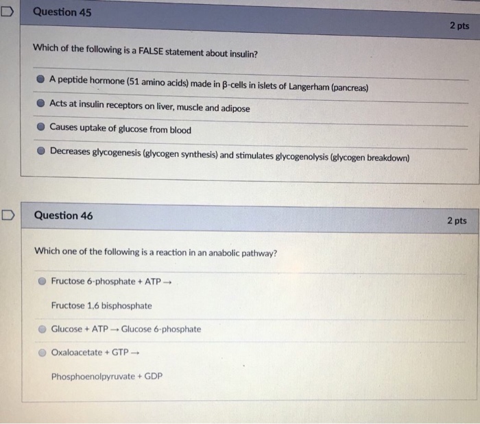 Solved Question 40 2 pts Which of the following membrane | Chegg.com