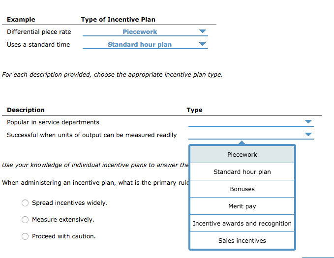 Solved Example Differential piece rate Uses a standard time