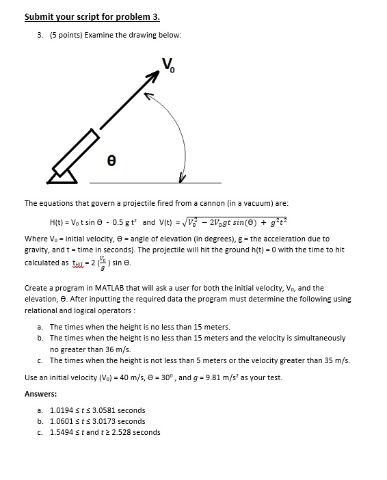 Solved Submit Your Script For Problem 3 3 5 Points Ex Chegg Com