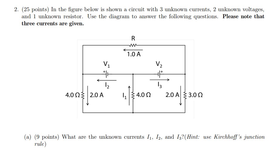 Solved 2. (25 points) In the figure below is shown a circuit | Chegg.com