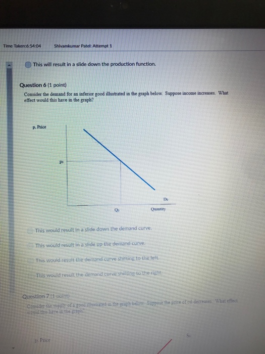 Solved Question 2 (1 point) Does the relationship between | Chegg.com