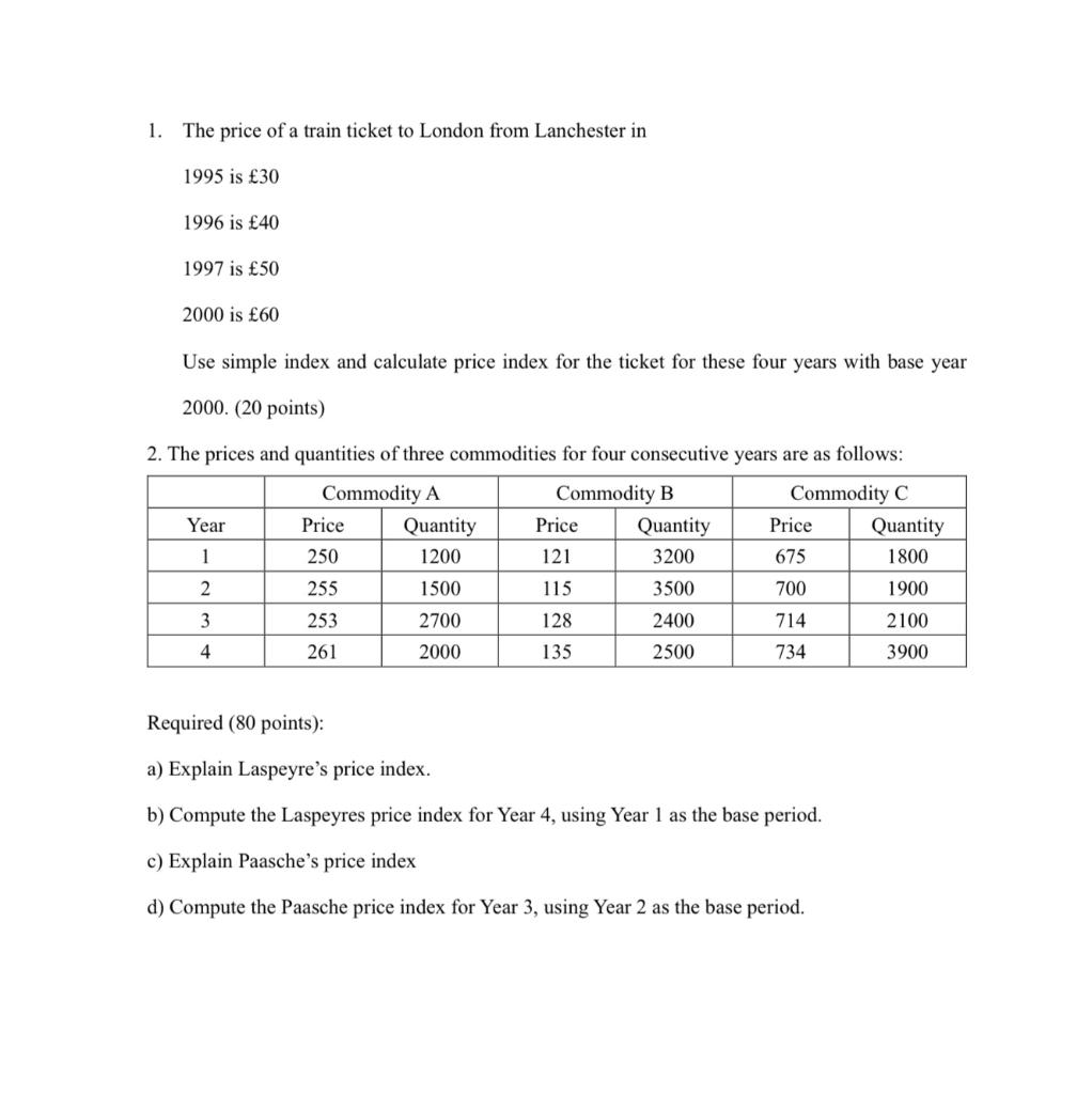 solved-1-the-price-of-a-train-ticket-to-london-from-chegg