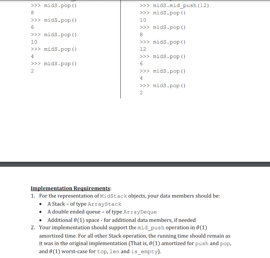 Solved Question 3: Give A Python Implementation For The | Chegg.com