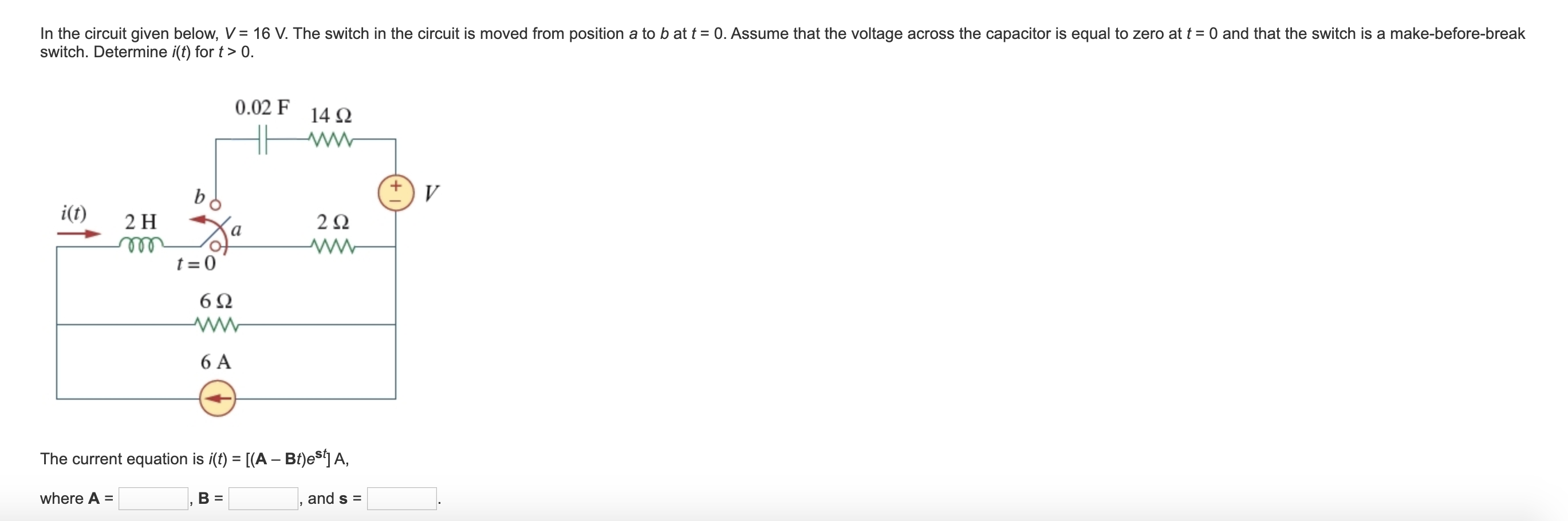 Solved In the circuit given below, V1 = 60 V and V2 = 20 V. | Chegg.com