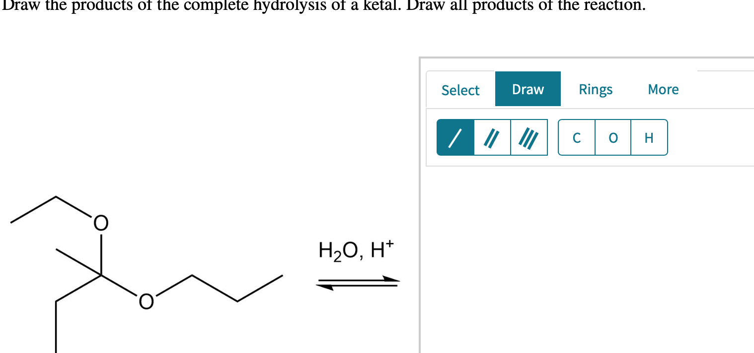 Solved Draw the products of the complete hydrolysis of a
