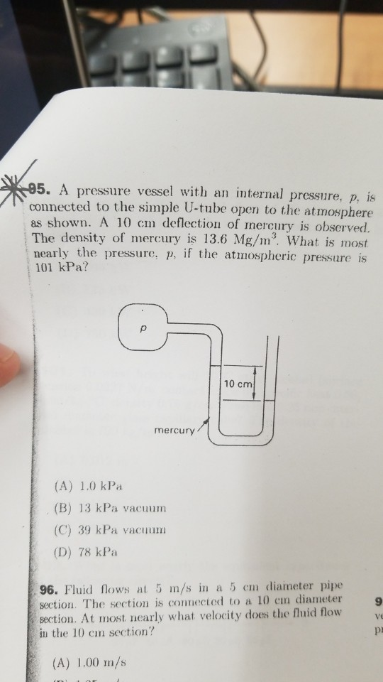 Solved 5. A pressure vessel with an internal pressure, p, is | Chegg.com