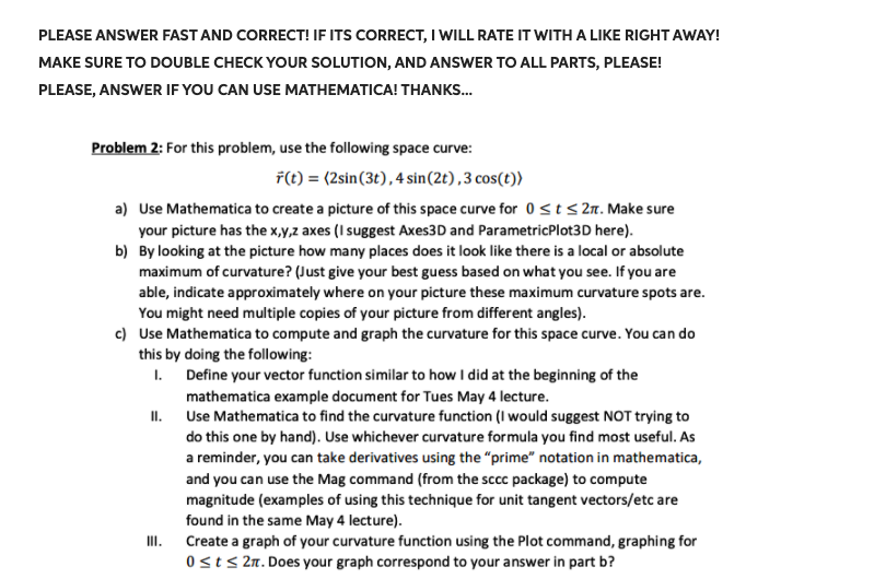 Solved PLEASE ANSWER FAST AND CORRECT! IF ITS CORRECT, I | Chegg.com