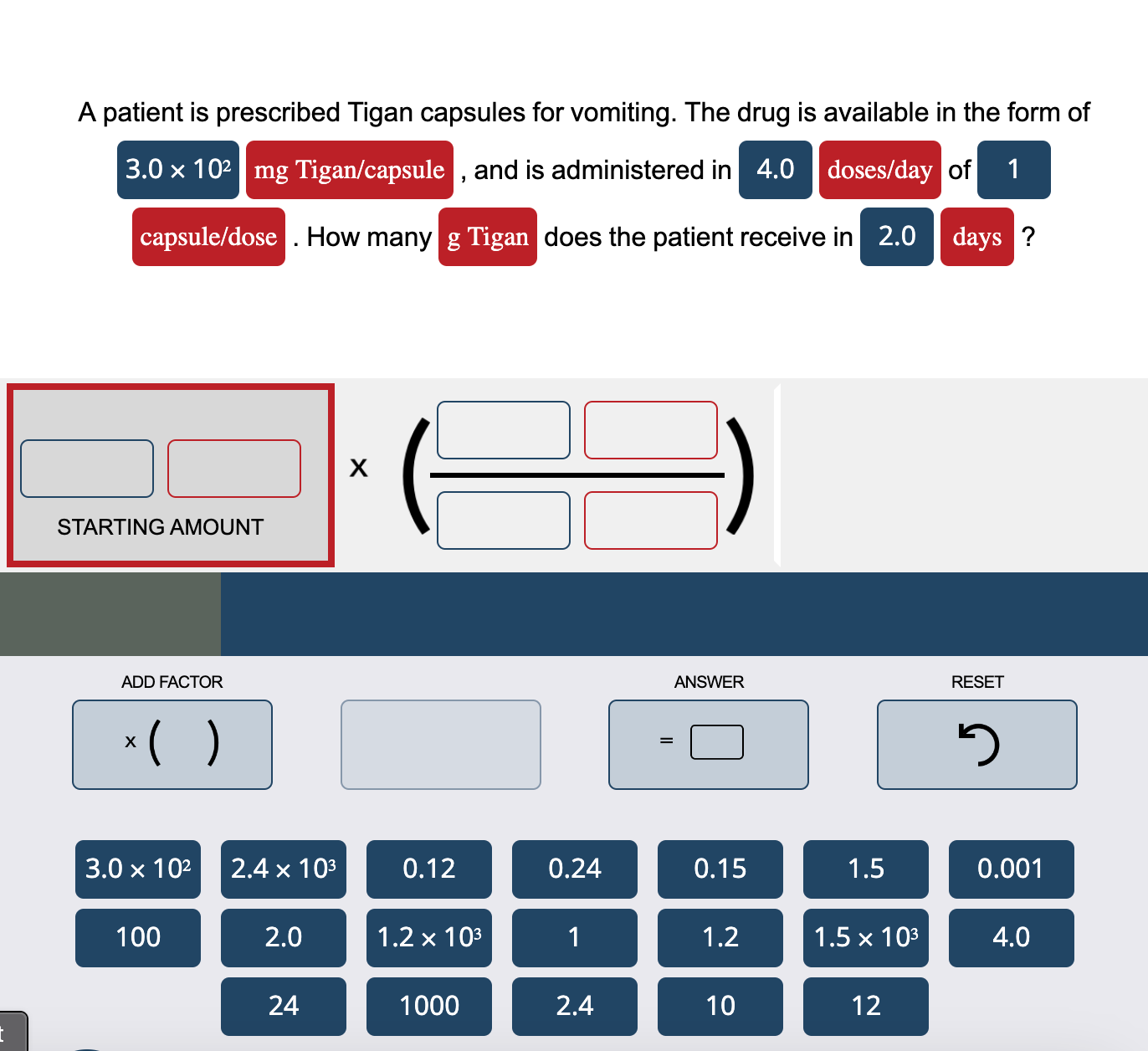 Solved A patient is prescribed Titan capsules for vomiting.