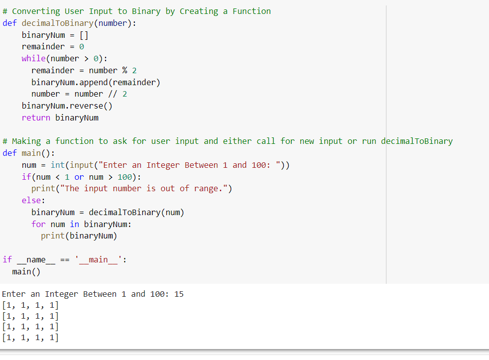 Solved Can someone help me alter my code to print the | Chegg.com