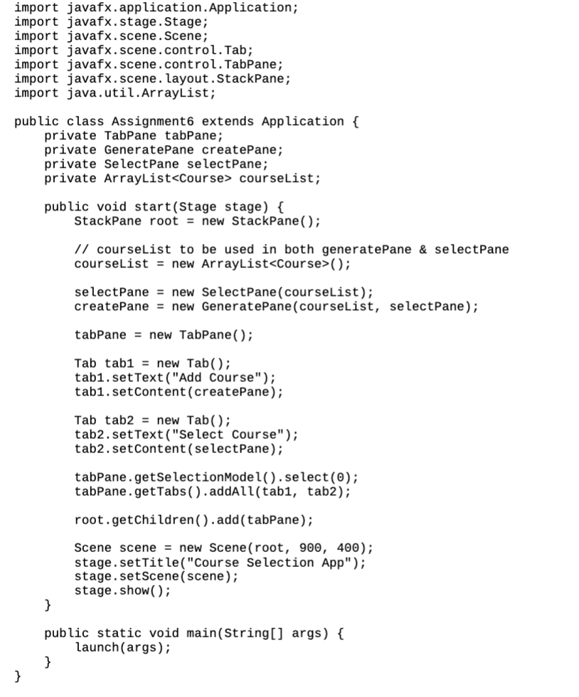 The GUI of your program will contain two tabs. The | Chegg.com