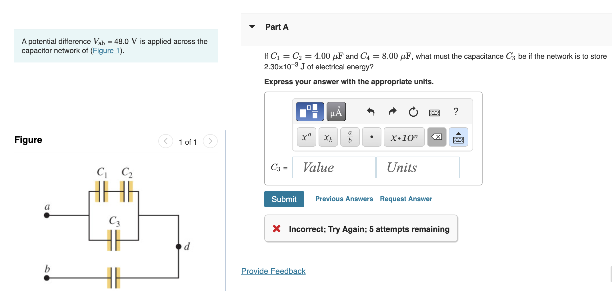 solved-a-potential-difference-vab-48-0-v-is-applied-across-chegg
