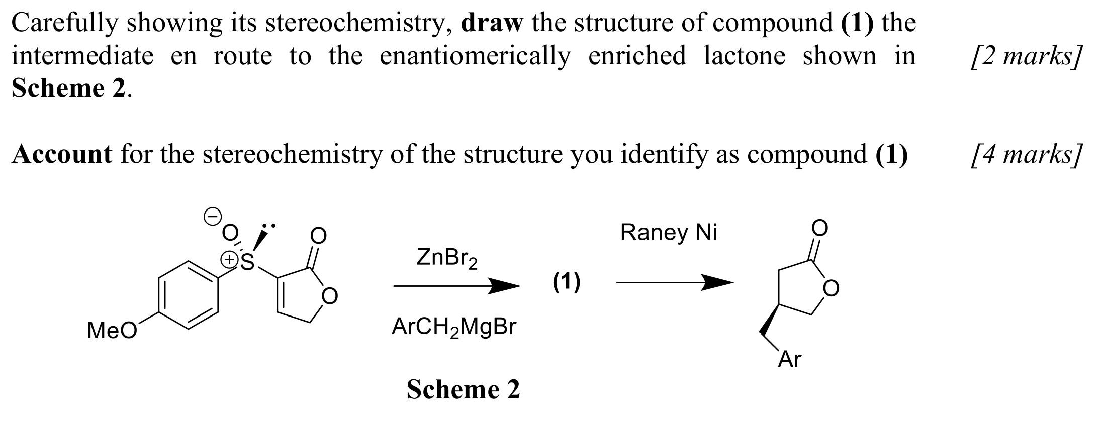 Solved (ii) Carefully Showing Its Stereochemistry, Draw The | Chegg.com