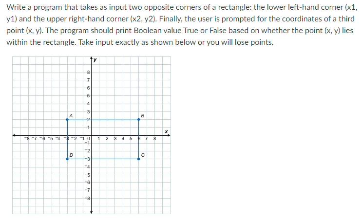 Write a program that takes as input two opposite | Chegg.com