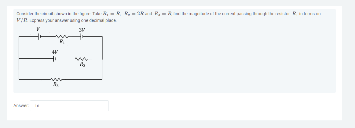 Solved Consider The Circuit Shown In The Figure. Take R₁ = | Chegg.com