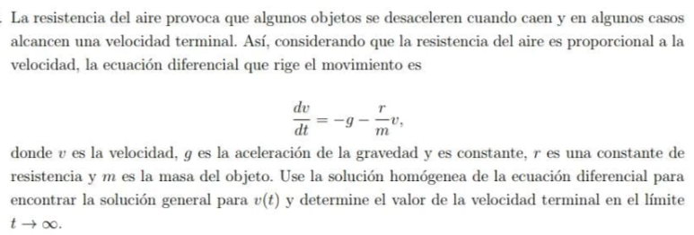 La resistencia del aire provoca que algunos objetos se desaceleren cuando caen y en algunos casos alcancen una velocidad term