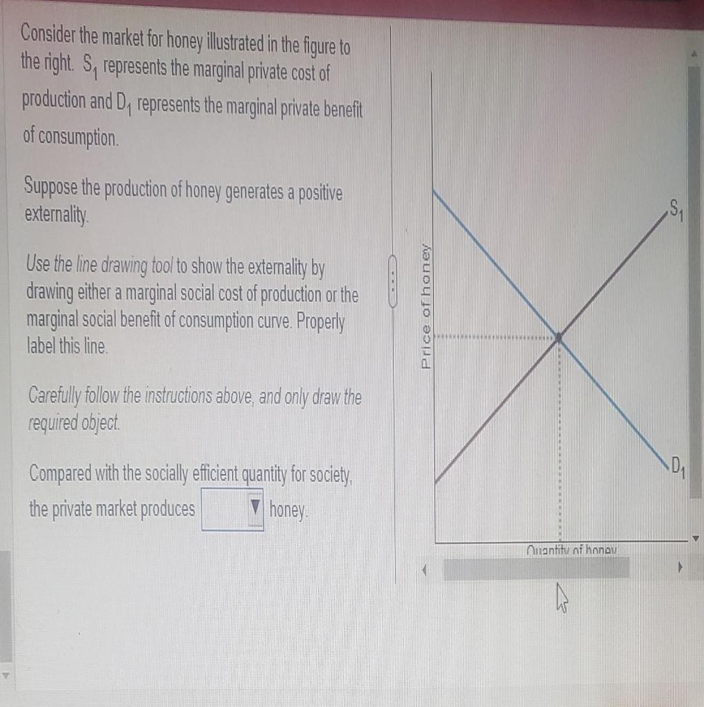 Solved the right. S1 represents the marginal private cost of | Chegg.com